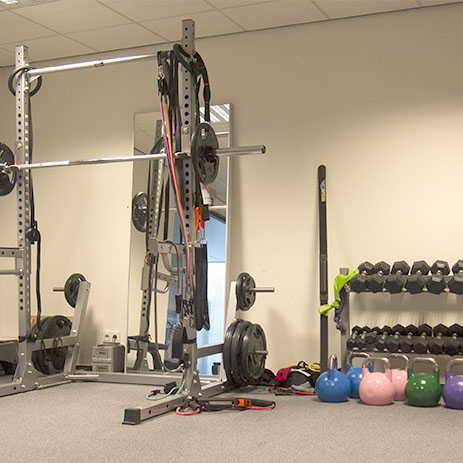 Foto trainingsfaciliteiten Chiropractie Daams